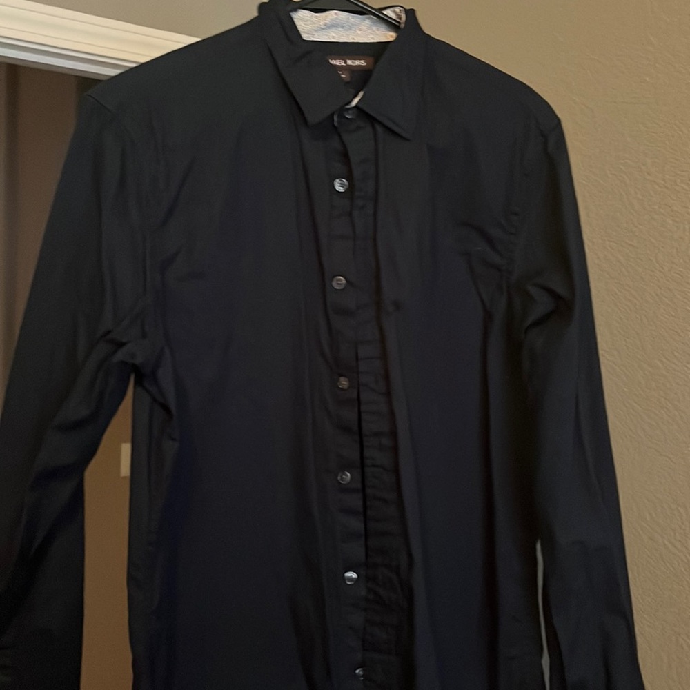 Long sleeve button up nice dress shirt